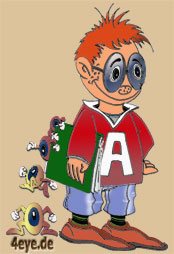 Anton, das 4eye.de Maskottchen